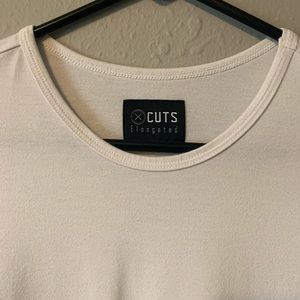 CUTS - elongated T-Shirt (Small)